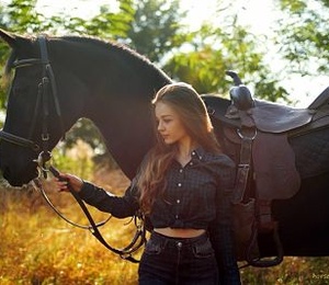 Photo shoots with the horses